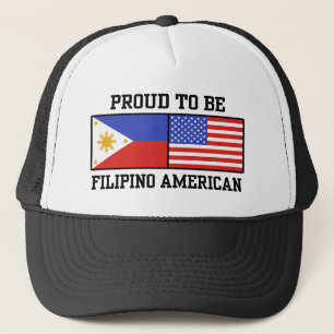 Proud Filipino American Trucker Hat