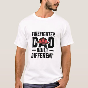 Proud Firefighter Dad_Hero Firefighter   T-Shirt