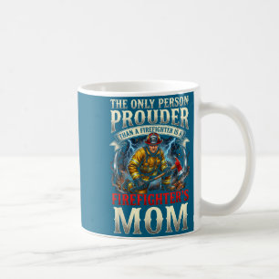 Proud Firefighter Mom Fire Department Artwork Coffee Mug