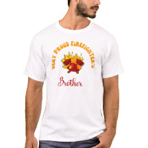 Proud Firefighter or Fireman tee for all relative