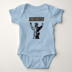 Proud Firefighter Squad Baby Bodysuit
