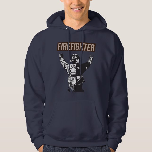 Proud Firefighter Squad Hoodie (Front)