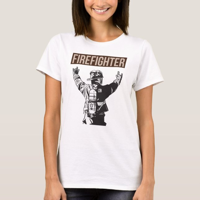Proud Firefighter Squad T-Shirt (Front)