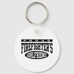 Proud Firefighter's Girlfriend Key Ring