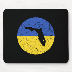 Proud Floridian-ukrainian From Florida Ukraine Hom Mouse Pad