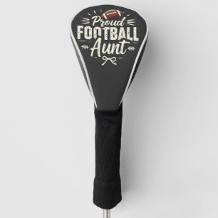 Proud football aunt Fantasy Football Matching  Golf Head Cover