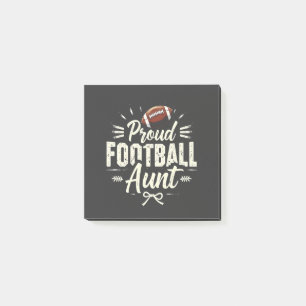 Proud football aunt Fantasy Football Matching Post-it Notes