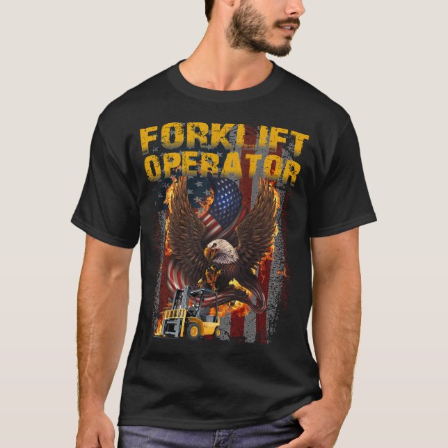 Proud Forklift Operator Sweatshirt T-Shirt (Front)