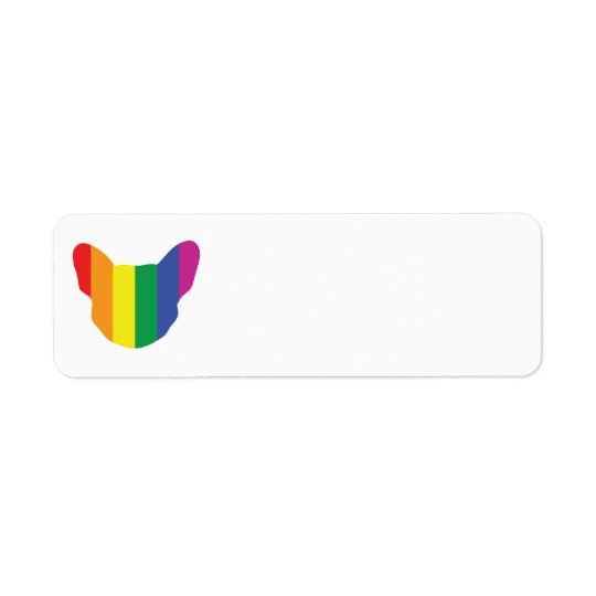 Proud Frenchie Return Address Label