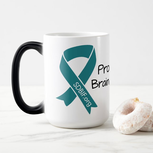 Proud Friend of Brain Injury Recovery 15oz Mug (With Donut)
