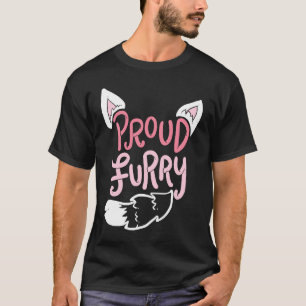 Proud Furry Tail and Ears Cosplay T-Shirt