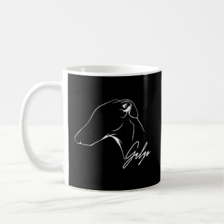 Proud Galgo Profile Sighthound Mum Dog Dog Coffee Mug