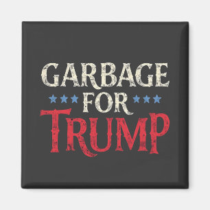 Proud Garbage Puerto Rico Latinos For Trump Magnet