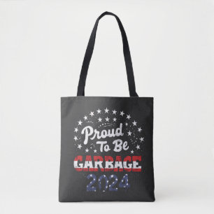 Proud Garbage Puerto Rico Latinos For Trump Tote Bag
