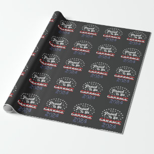 Proud Garbage Puerto Rico Latinos For Trump Wrapping Paper