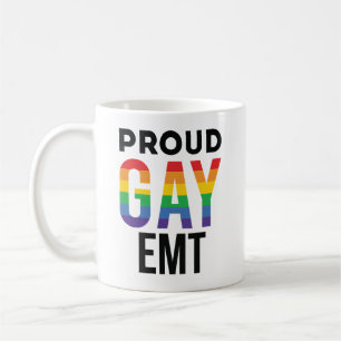 Proud Gay EMT Emergency Medical Technician  Coffee Mug
