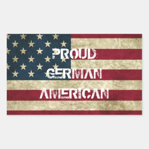Proud German American Sticker