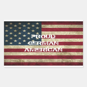 Proud German American Sticker