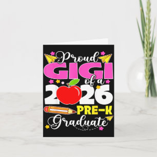 Proud gigi of 2026 pre-k graduate mothers dayProud Card