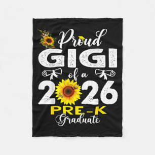 Proud gigi of 2026 pre-k graduate mothers dayProud Fleece Blanket