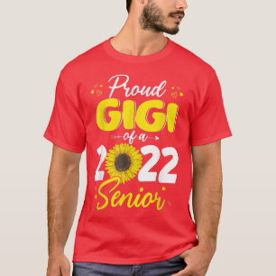 Proud Gigi Of a 2022 Senior Graduate 2022 Sunflowe T-Shirt