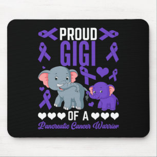 Proud Gigi Of A Pancreatic Cancer Elephants Suppor Mouse Pad
