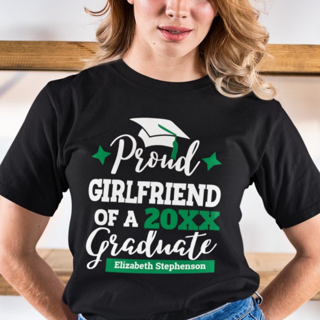 Proud Girlfriend of 2023 graduate family matching T-Shirt (Creator Uploaded)