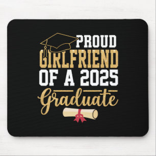 Proud Girlfriend Of A 2025 Graduate Senior Cl Of 2 Mouse Pad