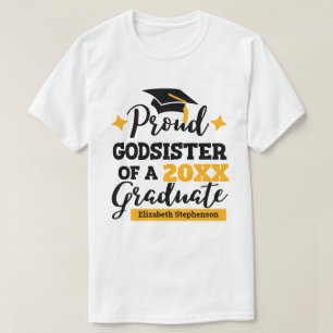 Proud Godsister of the graduate family matching T-Shirt