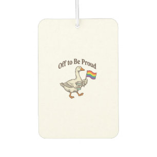 Proud Goose Pride Parade Vintage Shirt Design_1 Car Air Freshener