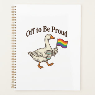 Proud Goose Pride Parade Vintage Shirt Design_1 Planner