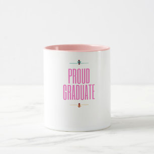 Proud Graduate Elegant Script Mug