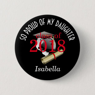 Proud Graduation 6 Cm Round Badge
