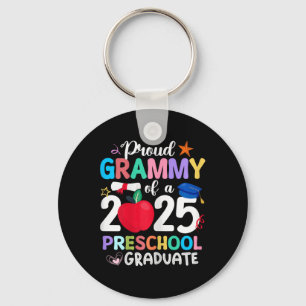 Proud Grammy Of 2025 Preschool Graduation Graduate Key Ring