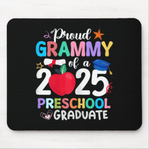 Proud Grammy Of 2025 Preschool Graduation Graduate Mouse Pad