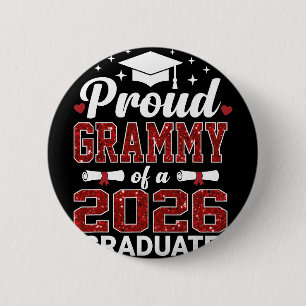 Proud Grammy Of A 2026 Graduate Cl Of Graduation  6 Cm Round Badge