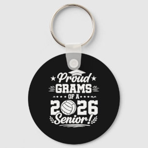 Proud Grams Of A 2026 Senior Volleyll Graduate Key Ring