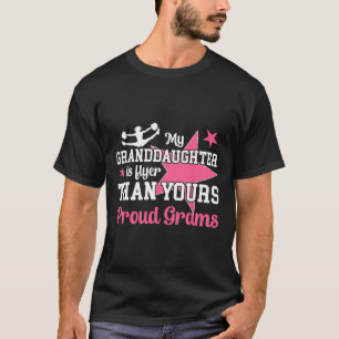 Proud Grams Of A Cheerleader Grams Grandma Cheer G T-Shirt