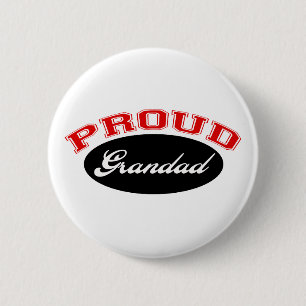 Proud Grandad 6 Cm Round Badge