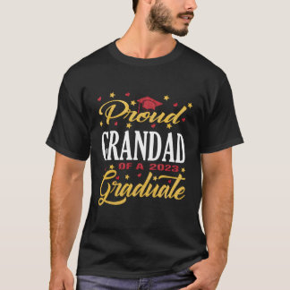 Proud Grandad Class Of 2023 Graduate Senior 23 Gra T-Shirt