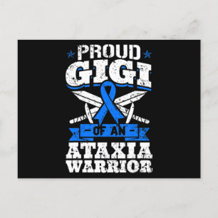 Proud Granddad Of A Rett Syndrome Warrior Awarenes Postcard