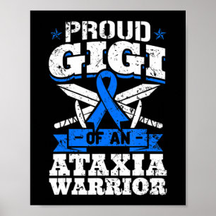 Proud Granddad Of A Rett Syndrome Warrior Awarenes Poster