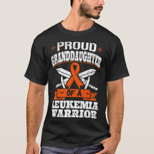 Proud Granddaughter Of A Leukaemia Warrior Awarene T-Shirt