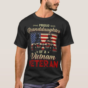 Proud Granddaughter Of A Vietnam Veteran Grandpa T-Shirt