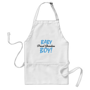 Proud Grandma Baby Boy T shirts and Gifts Standard Apron