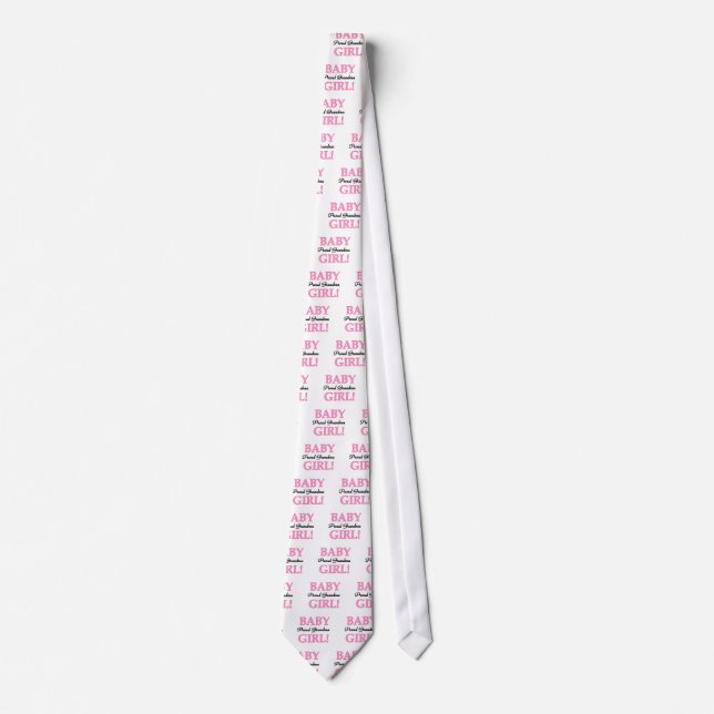Proud Grandma Baby Girl Tshirts and Gifts Tie (Front)