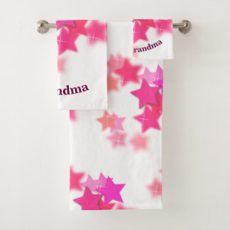 Proud Grandma Bath Towel Set