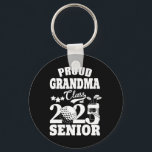 Proud Grandma Cl Of 2025 Graduation Senior Golf Pl Key Ring<br><div class="desc">Proud Grandma Cl Of 2025 Graduation Senior Golf Player</div>