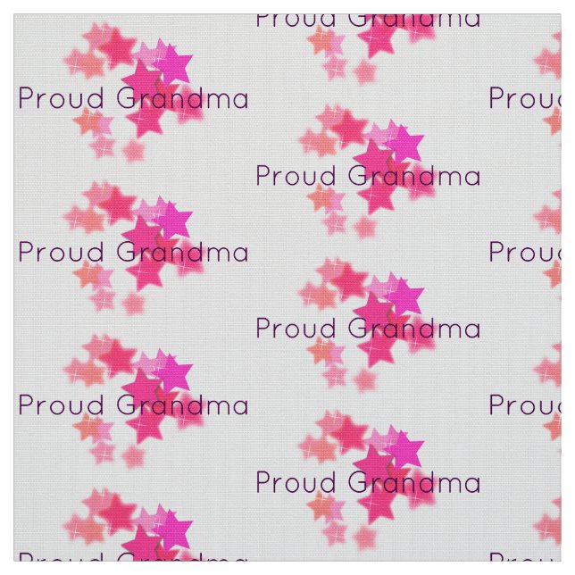 Proud Grandma Fabric (Swatch)