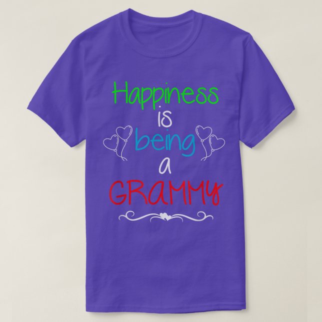 Proud Grandma Happiness Is Being A Grammy Tees  (Design Front)